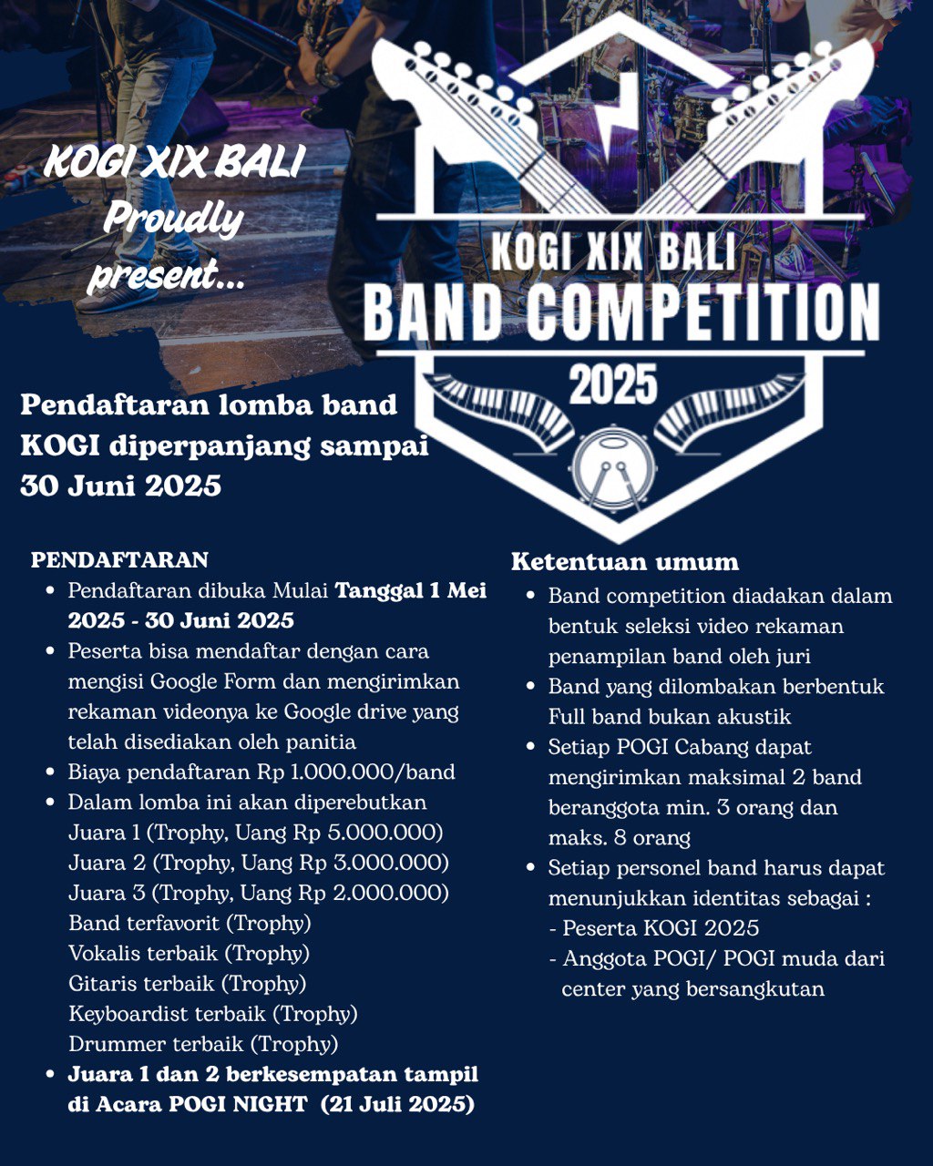 KOGI XIX BALI BAND COMPETITION